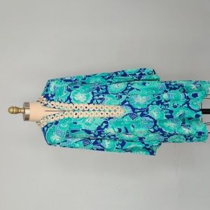 NWT Lilly Pulitzer Gracelynn Tunic Dress Size 12 Bright Agate Mint To Be $188